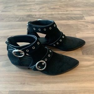 Rebecca Minkoff Cut-Out Ankle Booties